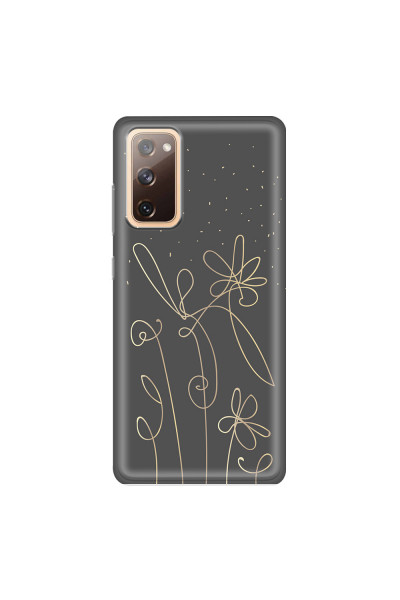 SAMSUNG - Galaxy S20 FE - Soft Clear Case - Midnight Flowers