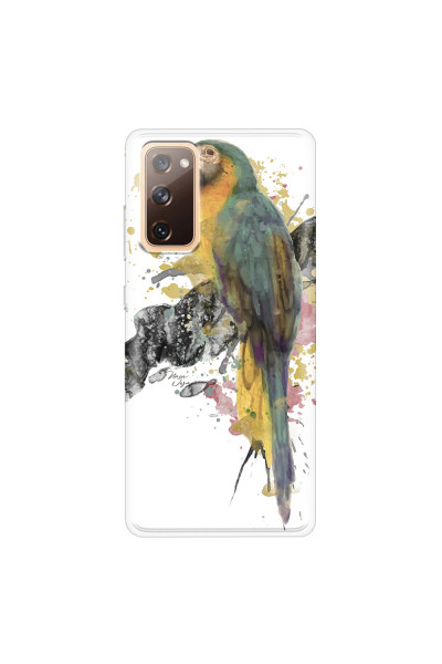 SAMSUNG - Galaxy S20 FE - Soft Clear Case - Parrot