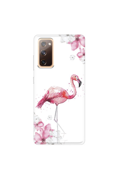 SAMSUNG - Galaxy S20 FE - Soft Clear Case - Pink Tropes