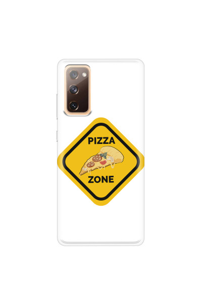 SAMSUNG - Galaxy S20 FE - Soft Clear Case - Pizza Zone Phone Case