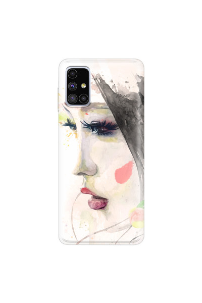 SAMSUNG - Galaxy M51 - Soft Clear Case - Face of a Beauty