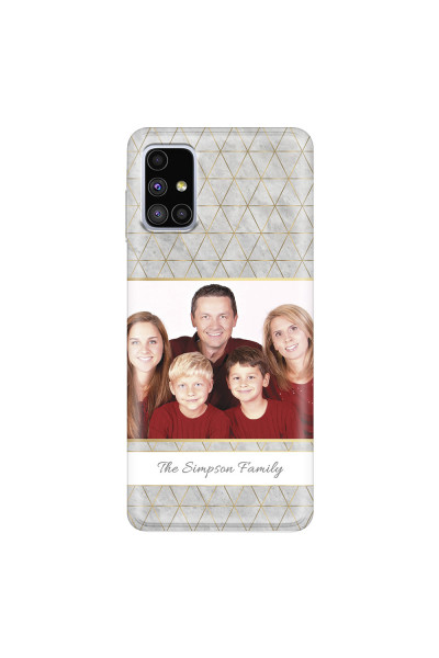 SAMSUNG - Galaxy M51 - Soft Clear Case - Happy Family