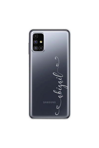 SAMSUNG - Galaxy M51 - Soft Clear Case - Little Hearts Handwritten