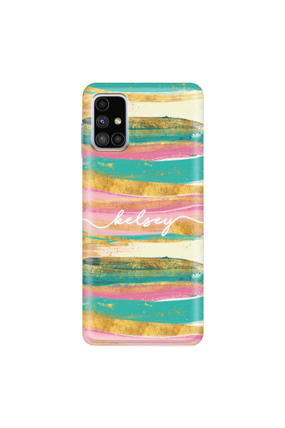 SAMSUNG - Galaxy M51 - Soft Clear Case - Pastel Palette