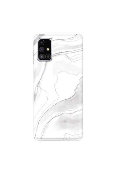 SAMSUNG - Galaxy M51 - Soft Clear Case - Pure Marble Collection III.