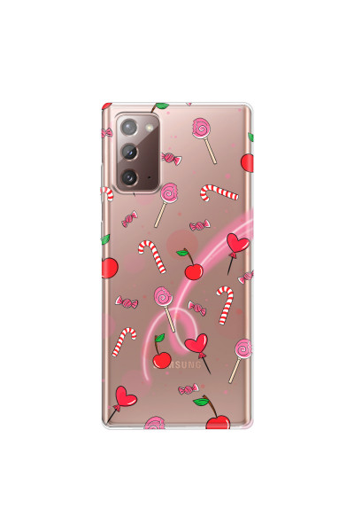 SAMSUNG - Galaxy Note20 - Soft Clear Case - Candy Clear