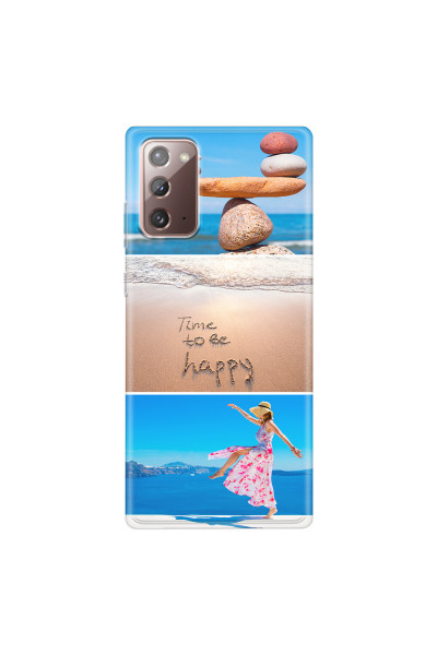 SAMSUNG - Galaxy Note20 - Soft Clear Case - Collage of 3