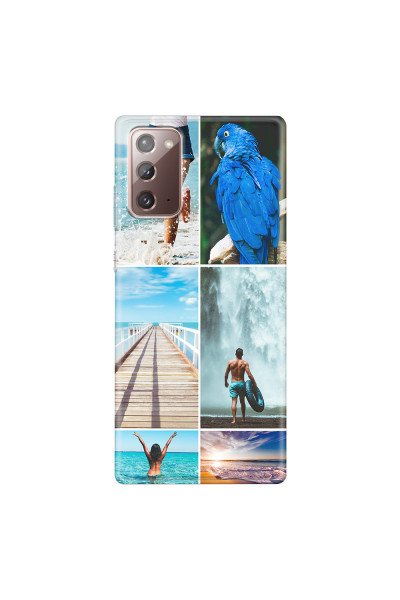 SAMSUNG - Galaxy Note20 - Soft Clear Case - Collage of 6