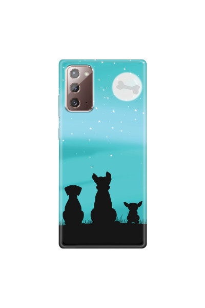 SAMSUNG - Galaxy Note20 - Soft Clear Case - Dog's Desire Blue Sky