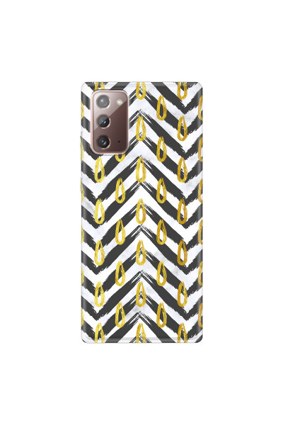 SAMSUNG - Galaxy Note20 - Soft Clear Case - Exotic Waves