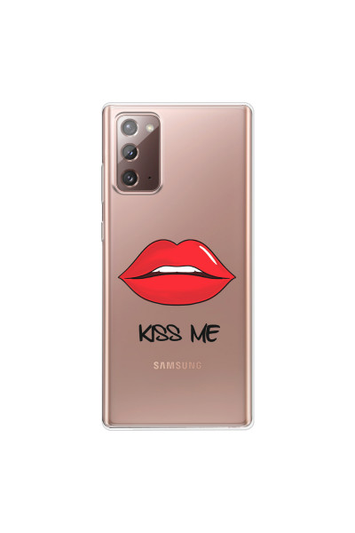 SAMSUNG - Galaxy Note20 - Soft Clear Case - Kiss Me