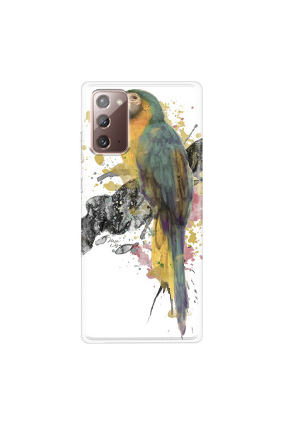 SAMSUNG - Galaxy Note20 - Soft Clear Case - Parrot