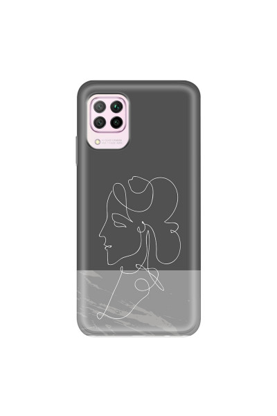 HUAWEI - P40 Lite - Soft Clear Case - Miss Marble