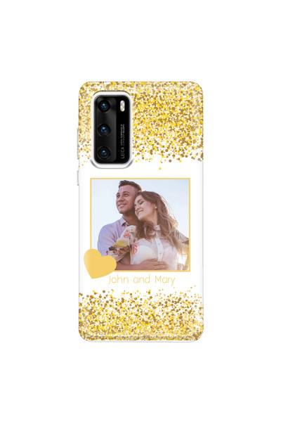 HUAWEI - P40 - Soft Clear Case - Gold Memories