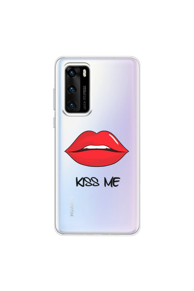 HUAWEI - P40 - Soft Clear Case - Kiss Me