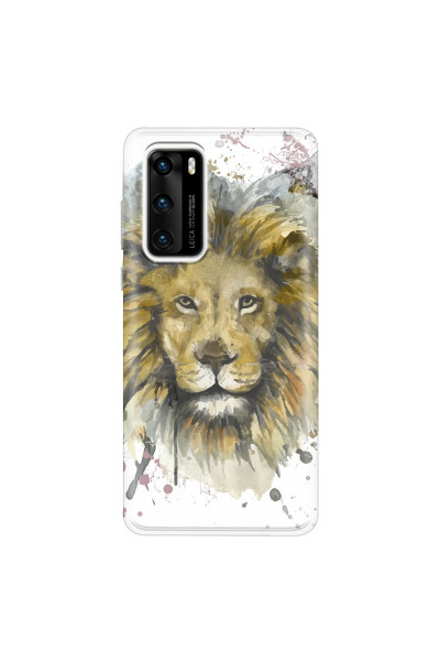 HUAWEI - P40 - Soft Clear Case - Lion