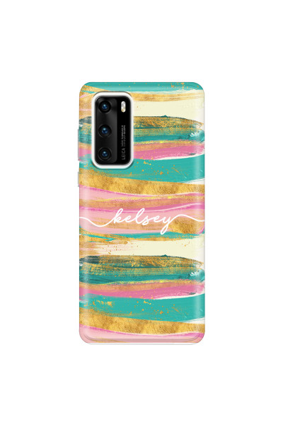 HUAWEI - P40 - Soft Clear Case - Pastel Palette