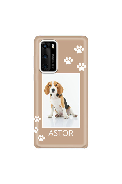 HUAWEI - P40 - Soft Clear Case - Puppy