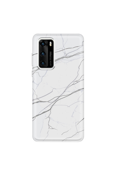 HUAWEI - P40 - Soft Clear Case - Pure Marble Collection V.