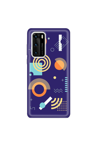 HUAWEI - P40 - Soft Clear Case - Retro Style Series I.