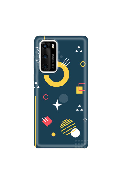HUAWEI - P40 - Soft Clear Case - Retro Style Series II.