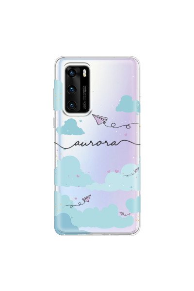 HUAWEI - P40 - Soft Clear Case - Up in the Clouds
