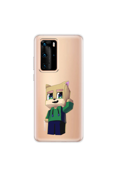 HUAWEI - P40 Pro - Soft Clear Case - Clear Fox Player