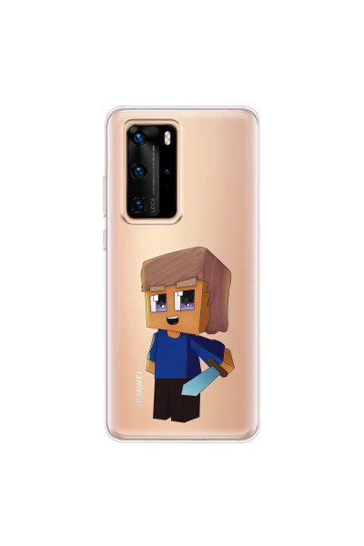 HUAWEI - P40 Pro - Soft Clear Case - Clear Sword Kid