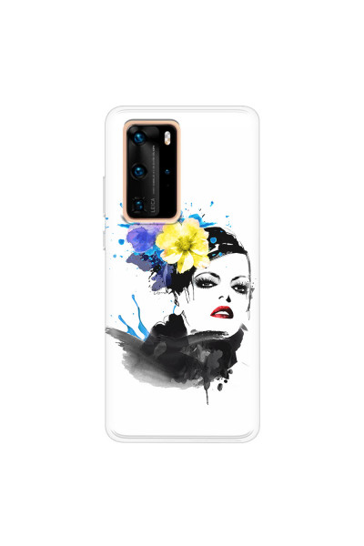 HUAWEI - P40 Pro - Soft Clear Case - Floral Beauty