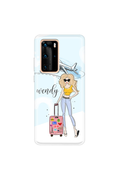 HUAWEI - P40 Pro - Soft Clear Case - Travelers Duo Blonde