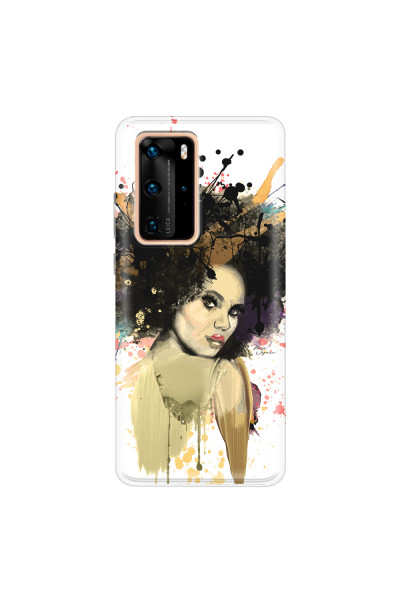 HUAWEI - P40 Pro - Soft Clear Case - We love Afro