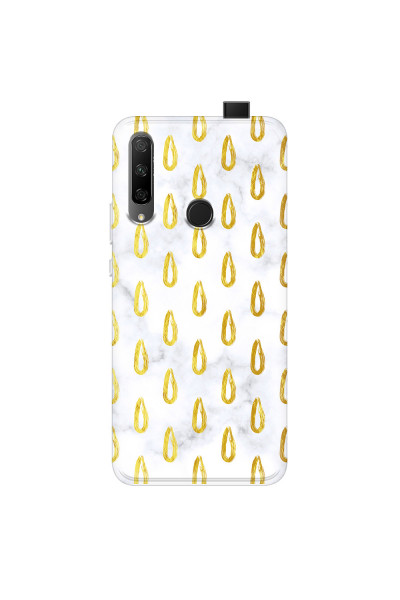 HONOR - Honor 9X - Soft Clear Case - Marble Drops