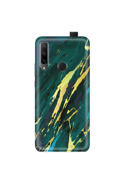 HONOR - Honor 9X - Soft Clear Case - Marble Emerald Green