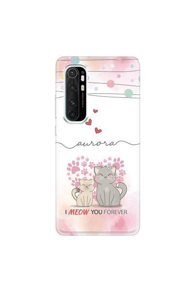 XIAOMI - Mi Note 10 Lite - Soft Clear Case - I Meow You Forever