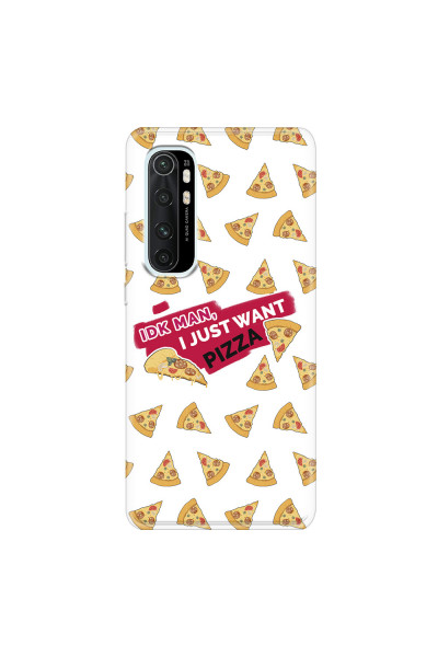 XIAOMI - Mi Note 10 Lite - Soft Clear Case - Want Pizza Men Phone Case
