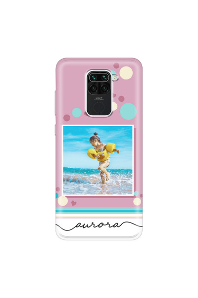 XIAOMI - Redmi Note 9 - Soft Clear Case - Cute Dots Photo Case