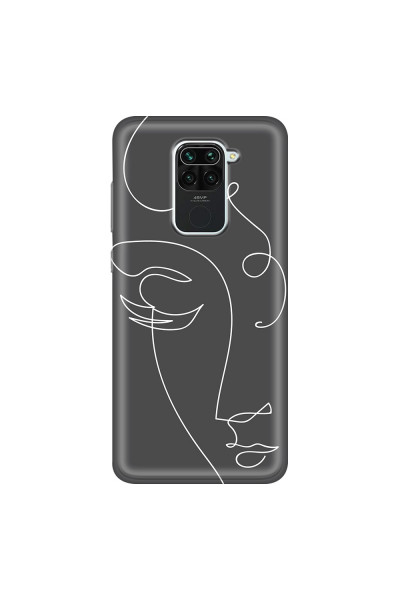 XIAOMI - Redmi Note 9 - Soft Clear Case - Light Portrait in Picasso Style