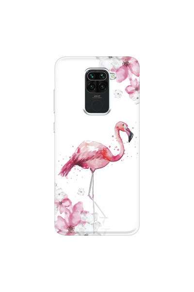 XIAOMI - Redmi Note 9 - Soft Clear Case - Pink Tropes