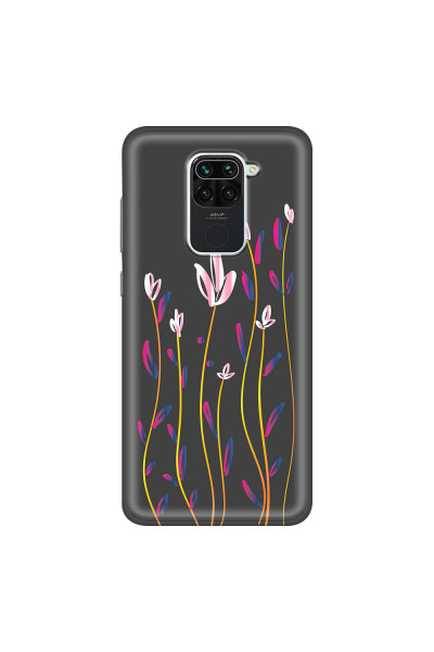 XIAOMI - Redmi Note 9 - Soft Clear Case - Pink Tulips