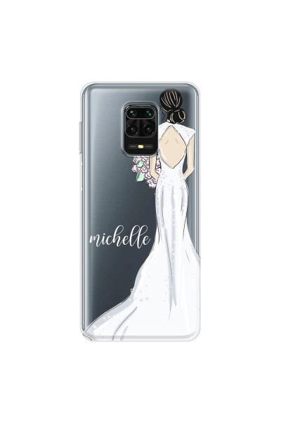 XIAOMI - Redmi Note 9 Pro / Note 9S - Soft Clear Case - Bride To Be Blackhair