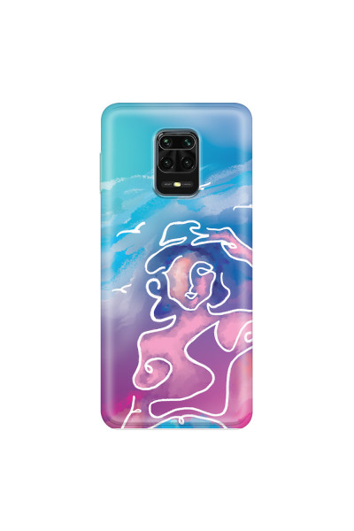 XIAOMI - Redmi Note 9 Pro / Note 9S - Soft Clear Case - Lady With Seagulls
