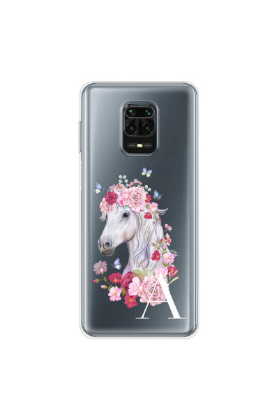 XIAOMI - Redmi Note 9 Pro / Note 9S - Soft Clear Case - Magical Horse White