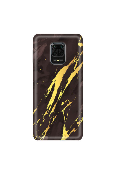 XIAOMI - Redmi Note 9 Pro / Note 9S - Soft Clear Case - Marble Royal Black