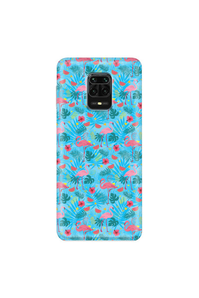 XIAOMI - Redmi Note 9 Pro / Note 9S - Soft Clear Case - Tropical Flamingo IV