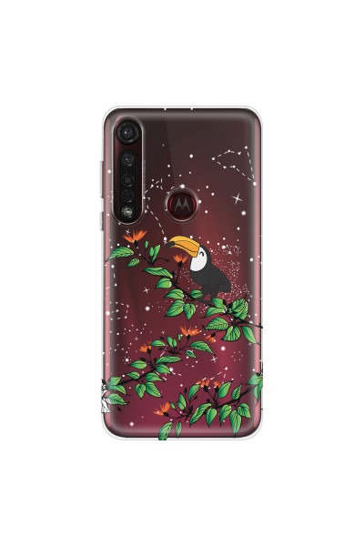 MOTOROLA by LENOVO - Moto G8 Plus - Soft Clear Case - Me, The Stars And Toucan