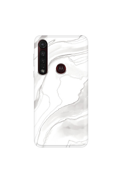 MOTOROLA by LENOVO - Moto G8 Plus - Soft Clear Case - Pure Marble Collection III.