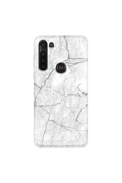 MOTOROLA by LENOVO - Moto G8 Power - Soft Clear Case - Pure Marble Collection II.