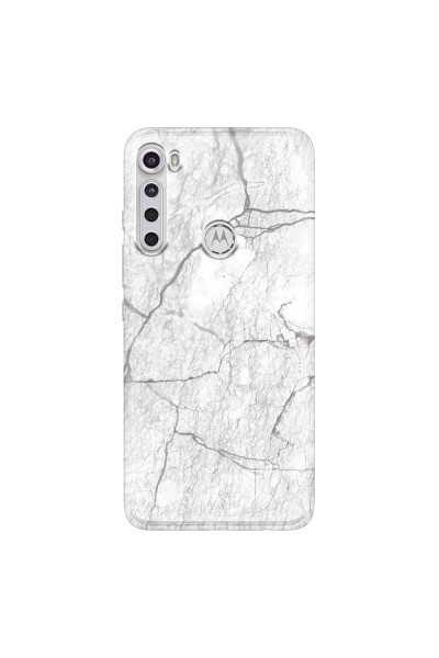 MOTOROLA by LENOVO - Moto One Fusion Plus - Soft Clear Case - Pure Marble Collection II.