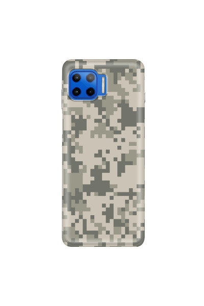 MOTOROLA by LENOVO - Moto G 5G Plus - Soft Clear Case - Digital Camouflage