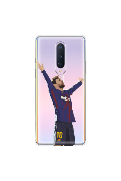 ONEPLUS - OnePlus 8 - Soft Clear Case - For Barcelona Fans